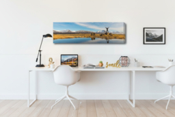 Personalised Panoramic Wall Art Canvas - Handcrafted, Premium Polyester, 76.2cm x 25.4cm Modern Home Decor - thumbnail 8