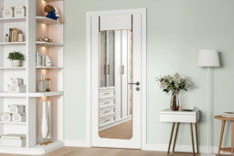Full Length Mirror with Rounded Corners and Stylish Gold Finish - thumbnail 7
