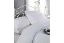 Luxury 300 Thread Count Cotton Duvet Cover Set - Soft, Breathable & Machine Washable Bedding in Single, Double, King & Super King - thumbnail 3