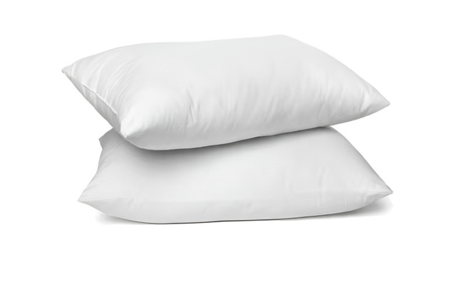 Anti-Allergy Polycotton Pillows - Set of 2, Large, Machine Washable, Soft & Breathable - image 1