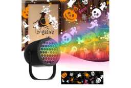USB LED Christmas Projector Light - Festive Indoor/Outdoor Holiday Decoration, Portable, Easy Setup - thumbnail 3