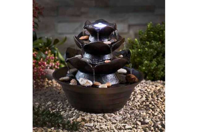 Oriental Table Top Water Feature - Garden Ornament & Outdoor Decor - image 1