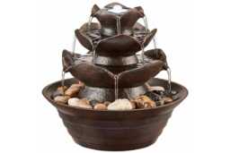 Oriental Table Top Water Feature - Garden Ornament & Outdoor Decor - thumbnail 4