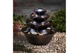 Oriental Table Top Water Feature - Garden Ornament & Outdoor Decor