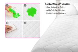 9'' Mattress Protector with Optional Pillow Protector Pair - 5 Sizes - thumbnail 3