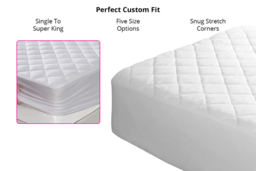 9'' Mattress Protector with Optional Pillow Protector Pair - 5 Sizes - thumbnail 8