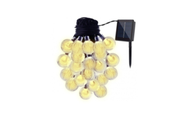 LED Solar String Lights - 100 Bulbs, 3 Colours - thumbnail 7