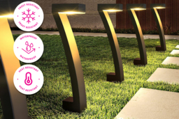 Solar LED Pathway Lights - Weatherproof & Modern - thumbnail 3