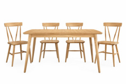 AURORA 11-Piece Set: Scandinavian Oak Lounge & Dining Collection - thumbnail 4