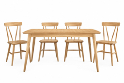 AURORA 11-Piece Set: Scandinavian Oak Lounge & Dining Collection - thumbnail 8