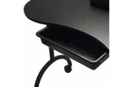 RayGar Folding Manicure Table - Portable Bedroom Workstation with Storage, 2 Colours - thumbnail 4