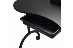 RayGar Folding Manicure Table - Portable Bedroom Workstation with Storage, 2 Colours - thumbnail 8