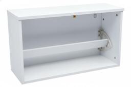 Modern Flip Down Wood Shoe Cabinet with 4 Drawers - thumbnail 3