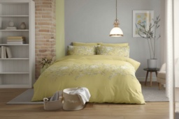 Luxury Polycotton Blossom Border Duvet Set - Soft, Breathable, Machine Washable Classic Bedding in Single, Double, King & Super King Sizes - thumbnail 2