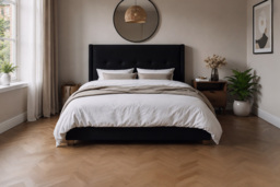 Artemis King Size Velvet-Finish Ottoman Bed with Cushioned Headboard - thumbnail 2