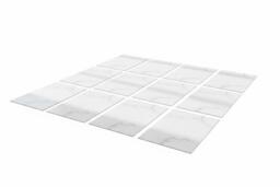 10pcs Peel and Stick White Marble Wall Stickers for Home Décor - thumbnail 1