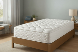 Sleep Easy Coil Sprung Memory Foam Hybrid Mattress - 6 Sizes, Hypoallergenic, 20cm Depth - thumbnail 5