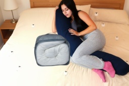 Absolute Full Body Support Pillow - Hypoallergenic Cotton, Removable Cover, 4 Colour Options - thumbnail 2