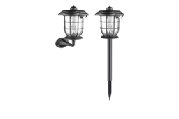 Solar LED Path Lights - Weatherproof Outdoor Wall & Landscape Lighting, Dual Charging - thumbnail 1