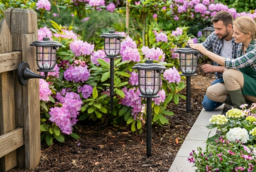Solar LED Path Lights - Weatherproof Outdoor Wall & Landscape Lighting, Dual Charging - thumbnail 6