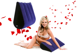 Inflatable Sex Wedge Triangle Pillow - Velour Skin-Friendly, Portable & Ergonomic Support - thumbnail 6