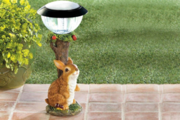 Solar LED Animal Garden Lights - Waterproof Outdoor Pathway Ornaments (Rabbit, Dog, Cat) - Solar Powered - thumbnail 7