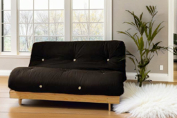 PRICE DROP! Luxury Deep-Filled Fabric Sofa Bed - Modern Pine Frame Futon, Space-Saving Convertible, Multiple Sizes & Colours - thumbnail 8