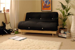 PRICE DROP! Luxury Deep-Filled Fabric Sofa Bed - Modern Pine Frame Futon, Space-Saving Convertible, Multiple Sizes & Colours - thumbnail 8