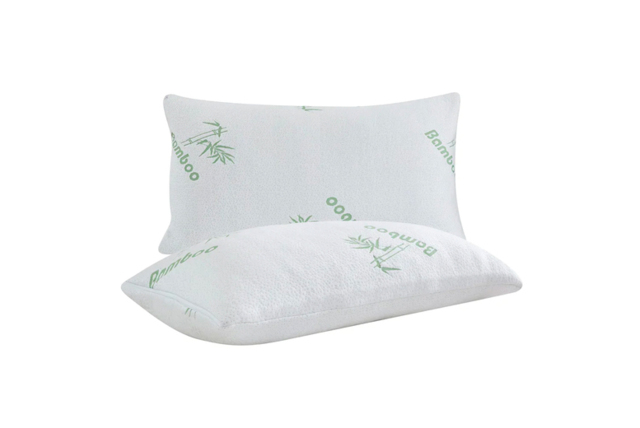 Bamboo Memory Foam Pillow - Orthopaedic Support, Anti-Bacterial, Standard Size - image 1