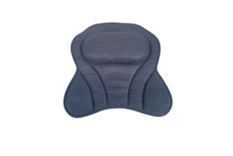 4D Ergonomic Mesh Bath Pillow - Quick-Dry, Breathable Support for Neck & Back - White or Grey