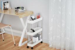 3-Tier Corner Storage Rack Shelf for Kitchen or Bathroom - thumbnail 3