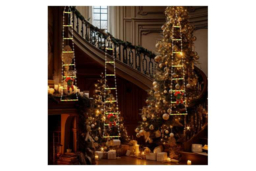 LED Santa Climbing Ladder Lights - Pre-Lit Festive Christmas Decoration for Indoors & Outdoors, 5000lm, Dimmable - thumbnail 8