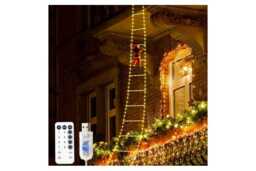 LED Santa Climbing Ladder Lights - Pre-Lit Festive Christmas Decoration for Indoors & Outdoors, 5000lm, Dimmable - thumbnail 1