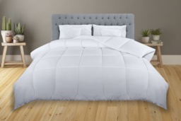 Hypoallergenic 7.5 Tog Duvet & 2 Ultra Bounce Pillows - Machine Washable, All-Season, 4 Sizes - thumbnail 2