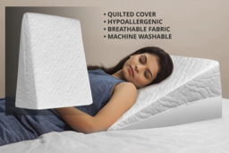Acid Reflux & Anti-Snore Wedge Pillow - Plush, Breathable & Hypoallergenic - thumbnail 7