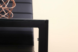 Rectangular Tempered Glass Dining Table - Black - thumbnail 7