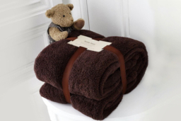 Teddy Bear Fleece Throw Blanket - Ultra-Soft Polyester, Double or King Size, Machine Washable - thumbnail 8