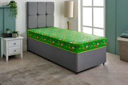 PRICE DROP! Kids' Dinosaur Print Deep Filled Spring Mattress - thumbnail 4