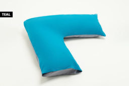 XL V Pillow with Two-Tone Pillowcase - 8 Colour Options - thumbnail 4