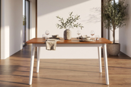 Rectangular Wooden Dining Table - thumbnail 6
