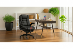 Vinsetto Ergonomic Heated Massage Recliner Chair - Faux Leather, Adjustable Lounge Armchair - thumbnail 5