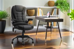 Vinsetto Ergonomic Heated Massage Recliner Chair - Faux Leather, Adjustable Lounge Armchair - thumbnail 4