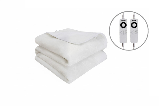 4-Inch Luxury Heated Mattress Topper - Dual Remote Temperature Control - image 1