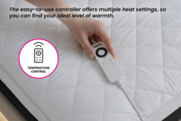 4-Inch Luxury Heated Mattress Topper - Dual Remote Temperature Control - thumbnail 8