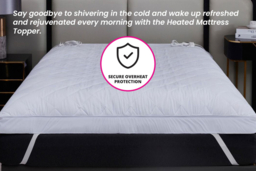 4-Inch Luxury Heated Mattress Topper - Dual Remote Temperature Control - thumbnail 7