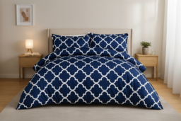PRICE DROP! All Seasons Printed Coverless Microfibre Duvet - Hypoallergenic, Machine Washable, 4 Sizes, Modern Design - thumbnail 5