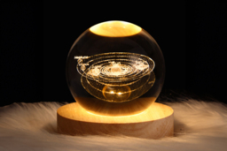 3D Galaxy Crystal Ball Night Light - thumbnail 1