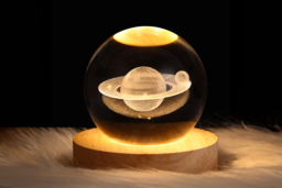 3D Galaxy Crystal Ball Night Light - thumbnail 4
