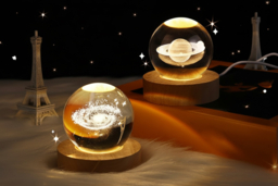 3D Galaxy Crystal Ball Night Light - thumbnail 6