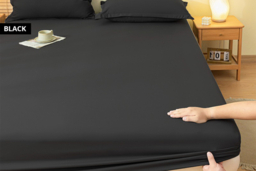 Solid Colour Brushed Microfibre Bed Cover - Soft, Machine Washable, All-Season Comfort - 16 Colours & 3 Sizes - thumbnail 8